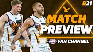 PREVIEW  GWS vs HAWTHORN  AFL ROUND 21 2024 [upl. by Trula309]