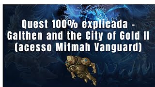 Tibia  Galthen and the City of Gold II SOLO Acesso ao boss Mitmah Vanguard pt 2 de 2 [upl. by Nolubez]