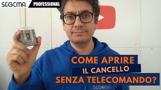 Come aprire il cancello senza il telecomando [upl. by Refinnej619]