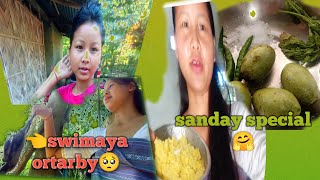 sanday special lwgwpwr 🤗 ang dinwi ma ma kalamkw🥵  gwbaujwg vlog dinwisw☺🌼 [upl. by Hctim]