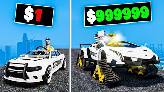 1 to 1000000 Security Car in GTA 5 [upl. by Donahue]