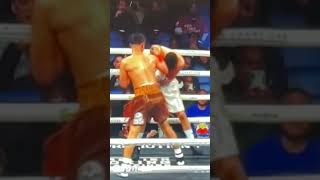 SloMo Elijah Garcia ferocious fight ending barrage vs Vidal boxing boxeo [upl. by Hardin]