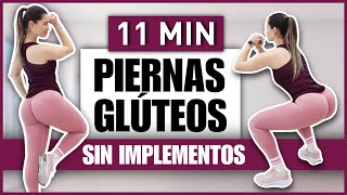 PIERNAS TONIFICADAS Y GLÚTEOS GRANDES  RUTINA DE EJERCICIOS EN CASA SIN PESAS  NatyGlossGym [upl. by Aisa663]