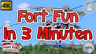 Fort Fun Abenteuerland 2024 In 3 Minuten 4K [upl. by Eeznyl15]