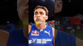 Pole Vaulter vs Sprinter Duplantis and Warholm 100m Sprint [upl. by Nhguaval800]