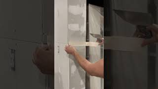 How To Tape amp Spackle Drywall For Beginners [upl. by Sigismond]