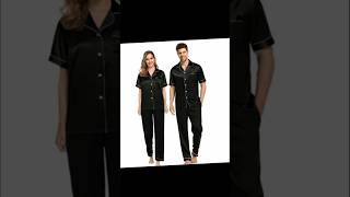 2 PCs Unisex Stitched Silk Plain Night Suit [upl. by Darbie120]