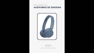 AUDÍFONOS INALÁMBRICOS DE DIADEMA SONY WHCH520AZUL [upl. by Warga]