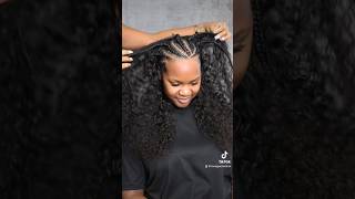 Half braids half sew in [upl. by Charlton]