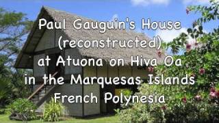 Paul Gauguins house on Hiva Oa [upl. by Adnamal482]