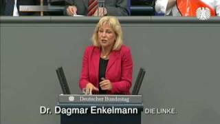 Dagmar Enkelmann DIE LINKE Parlament erneut zur Abstimmungsmaschinerie degradiert [upl. by Luemas]