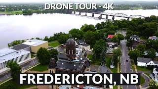 Fredericton New Brunswick A DJI Mini 2 Drone Adventure in 4K [upl. by Cosette]