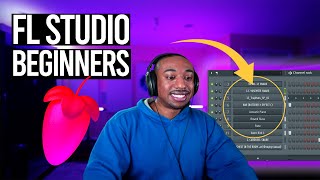 FL Studio 21 Beginner  Trap Beat Tutorial [upl. by Noiroc72]