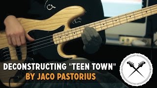 Deconstructing quotTeen Townquot by Jaco Pastorius  Bass Lesson with Scotts Bass Lessons L107 [upl. by Itnaihc]