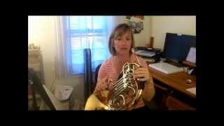 Second French horn lesson with Mrs Rinaudo [upl. by Donavon]