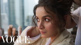 Alia Bhatt Gets Ready for the Met Gala  Last Looks  Vogue [upl. by Allsun]