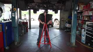 Strongway HighPosition Hoist Stand  2Ton Capacity 48 3484 12 Lift Range [upl. by Lawrenson]