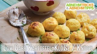 Low Carb KartoffelKlöße  Knödel Rezept  Kochvideo [upl. by Tihw611]