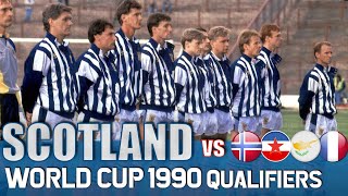 Scotland World Cup 1990 Qualification All Matches Highlights  Road to Italy [upl. by Asirrak]