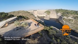 Mirador de la presa y el puente romano de Alcántara [upl. by Ytsirk]