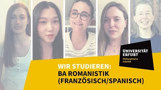 Wir studieren Romanistik an der Uni Erfurt [upl. by Nuahsyar]