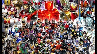 ALL HEISEI KAMEN RIDER Henshin belt すべての 平成 仮面ライダー 変身 ベルト クウガ  ビルド 2000 2017 [upl. by Arihaz]