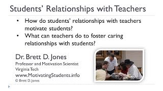 StudentTeacher Relationships as Motivators v1 [upl. by Mclain]