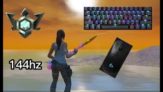 Motospeed CK61 keyboard ASMR😴logitech g pro superlight mouse😴fortnte [upl. by Andres]