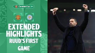 RUUDS FIRST GAME  Manchester United v Leicester City extended highlights [upl. by Clarance]