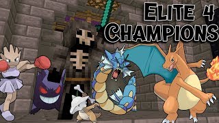 FINALLY BEATING ELITE 4  Pixelmon pokeplayio  Kanto Ep1 [upl. by Nolahs471]