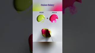 🌈 Satisfying color mixing Shorts colours [upl. by Llehcam763]