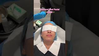 Diamond Peel Facial ASMR ✨ diamondpeelfacial selfcare facial selfcare shorts [upl. by Adnilg615]