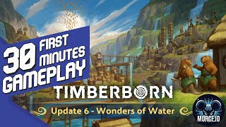 Timberborn  First 30 minutes gameplay [upl. by Ciardap482]