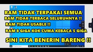 CARA MENGATASI USABLE RAM [upl. by Rosamond864]