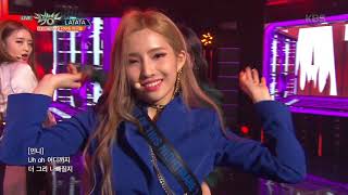 뮤직뱅크 Music Bank  LATATA  여자아이들 LATATA  GIDLE20180511 [upl. by Montanez]