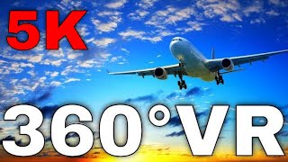 360° VR Henri Coandă International Airport Departures Bucharest Romania 5K Virtual Reality HD 4K [upl. by Audras]