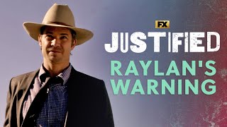 Raylans Final Warning  Scene  Justified  FX [upl. by Negem]