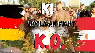 HOODFIGHT  K1  77  Deutscher Hooligan vs Österreichischer Hooligan  Season 4 [upl. by Kcirdef]