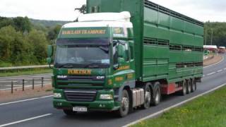 TRUCKS LORRIES NEAR DUNDEE SCOTLAND 2009 [upl. by Acired]