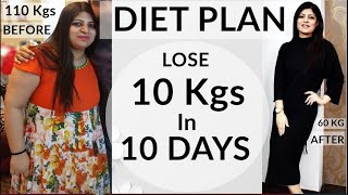 Diet Plan To Lose Weight Fast In Hindi  Lose 10 Kgs In 10 Days  Best Diet Plan Dr Shikha Singh [upl. by Enyleuqcaj389]