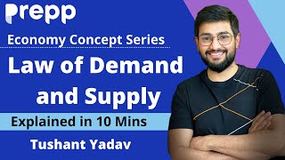 Law of Demand and Supply  Economics explainer series  Concepts in 10 minutes [upl. by Annad]