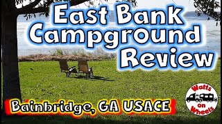 East Bank Campground Review  USACE Campground GAFL Border [upl. by Attenwad]