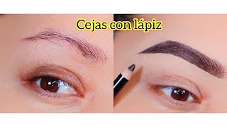 Tutorial de Cejas Para PRINCIPANTES  tutorial de cejas con Lápiz ✏️ [upl. by Lia]