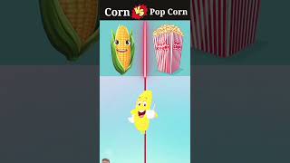 Corn Vs pop corn ❓shorts ytshorts [upl. by Airamesor180]