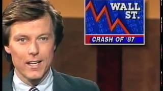 The 1987 stock market crash Original news report [upl. by Nrevel]