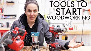 What Tools Do You Need to START Woodworking Beginner Woodworking Tool List [upl. by Reiniar]