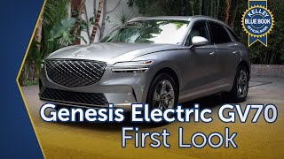 2023 Genesis Electrified GV70  First Look [upl. by Afaw786]