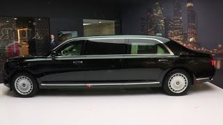 Putins limousine maker Aurus makes European debut in Geneva [upl. by Caravette]