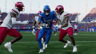 Kansas vs UNLV  NCAA Football 91324 Full Game Highlights College Football 25 SIm [upl. by Ditmore174]