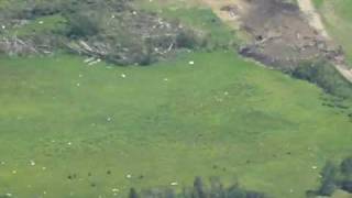 Wadena MN Tornado Damage Fly Over [upl. by Yltnerb]